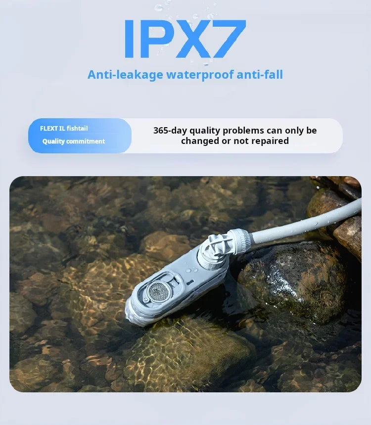 Flextail Max Shower lightweight 620g Outdoor Travel Camping Portable Shower IPX7 waterproof drop-proof Wireless Electric Shower