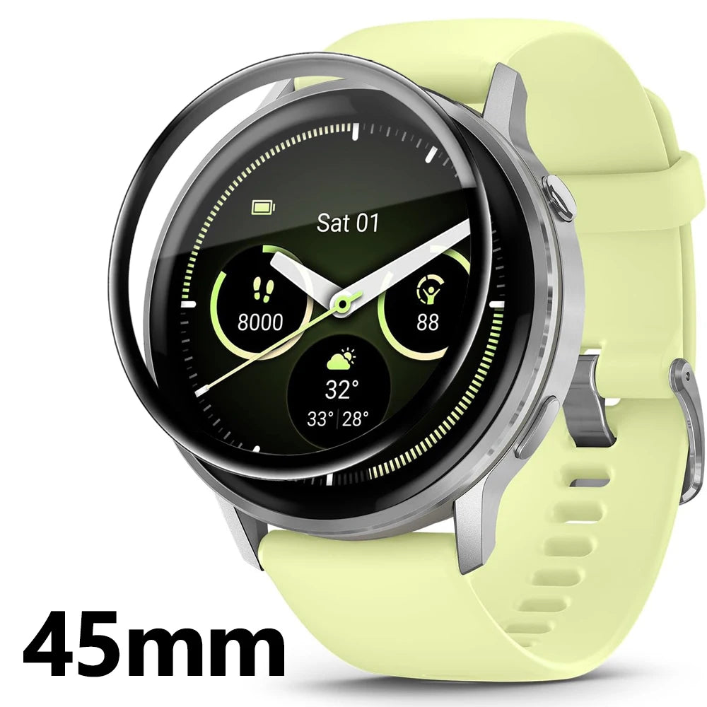 For Garmin Venu 4 Flexible Screen Protectors Anti-scratch HD Clear Case Friendly Protective Films for Garmin Venu 4 41/45mm