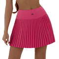 High Waist Women Tennis Pleated Skirt with Inner Lining High Waist Double Layer Design Sport Sexy Fitness Yoga Shorts Dancing