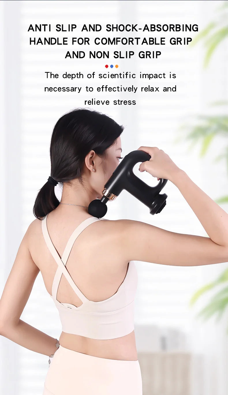 Multi-functional Fitness Massager Gun Abdominal Waist Leg Shaker Machine Fat Pusher for Body Muscle Relaxation Fascia Gun