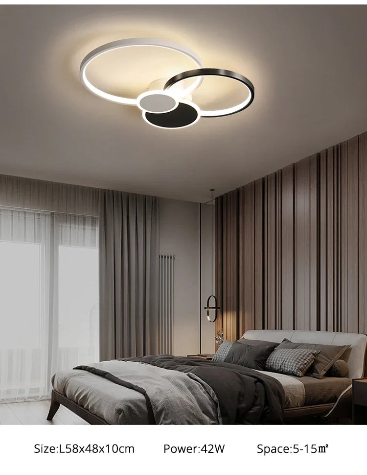 New Modern LED Ceiling Lights For Living Room Chandelier Bedroom Kitchen Ceiling Lamp Modern Apartment Hotel Chandelier Lighting