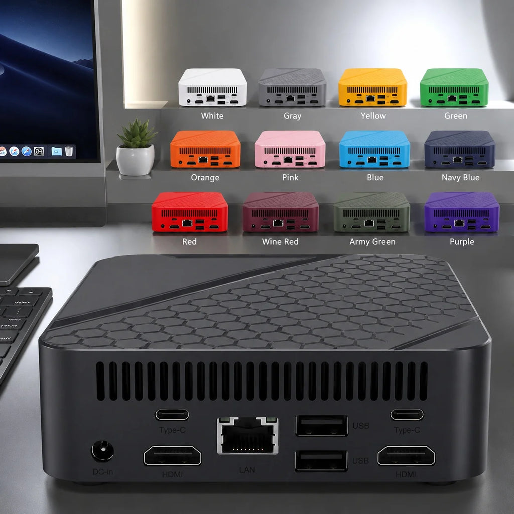HOT Intel Core i9 10980HK Mini PC Windows 11 UHD Graphics Pocket Computer 16GB RAM minipc WiFi6 1TB 2TB SSD Desktop Gaming