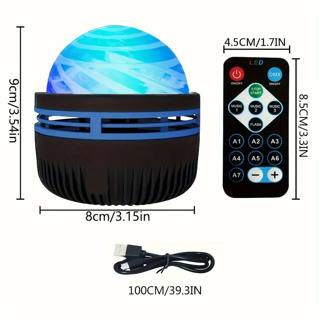 LED Starry Sky Northern Light Projector A Variety of Styles Projection Lamp with Remote Control Auto Rotate for Home Party Decor