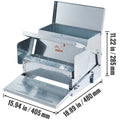 SucceBuy Automatic Chicken Feeder 25 lbs Capacity Feeds 10 Chickens up to 11 Days Galvanized Steel Poultry Feeder