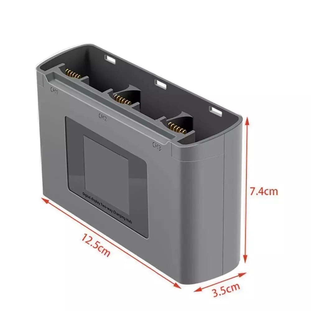 Digital Display Charging Hub For DJI Mini 2 Battery Charger for DJI Mini 3 Pro/Mini SE/Mini 2/Air 2S Power Bank Drone Accessory