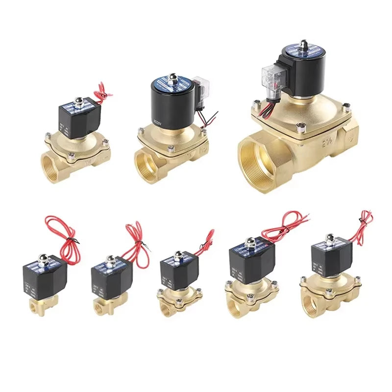 1/2 inch solenoid controlled stainless steel spherical pressure reducing valve with brass body