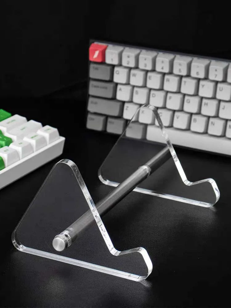 Keyboard Display Stand Transparent Acrylic Keyboard Stand for Computer Mechanical Keyboard Holder Layer Rack Keyboard Tray
