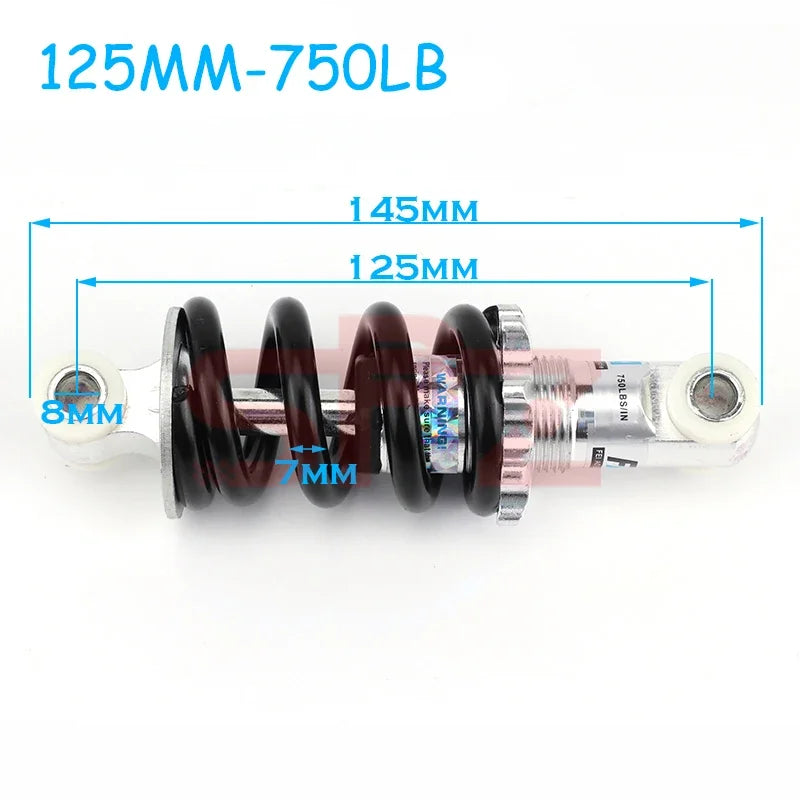 Electric Bike 90-215mm 400-2000lbs Suitable for 47cc49CC Bicycle Mini Motorcycle Spring Shock Absorber Suspension Shock Absorber