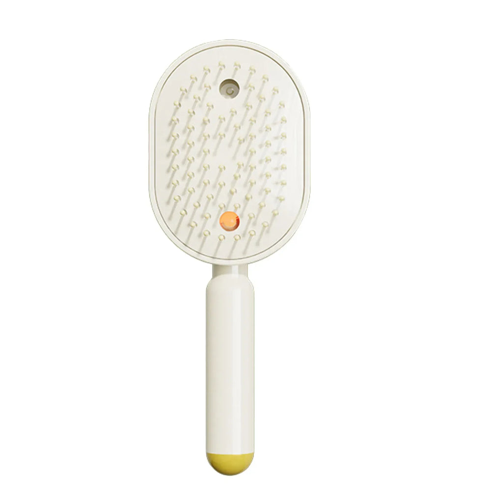 Electric Steam Brush with Water Spray Wet Electrics Hairbrush USB-C Charging for Detangling Smoothing Styling & Frizz Control