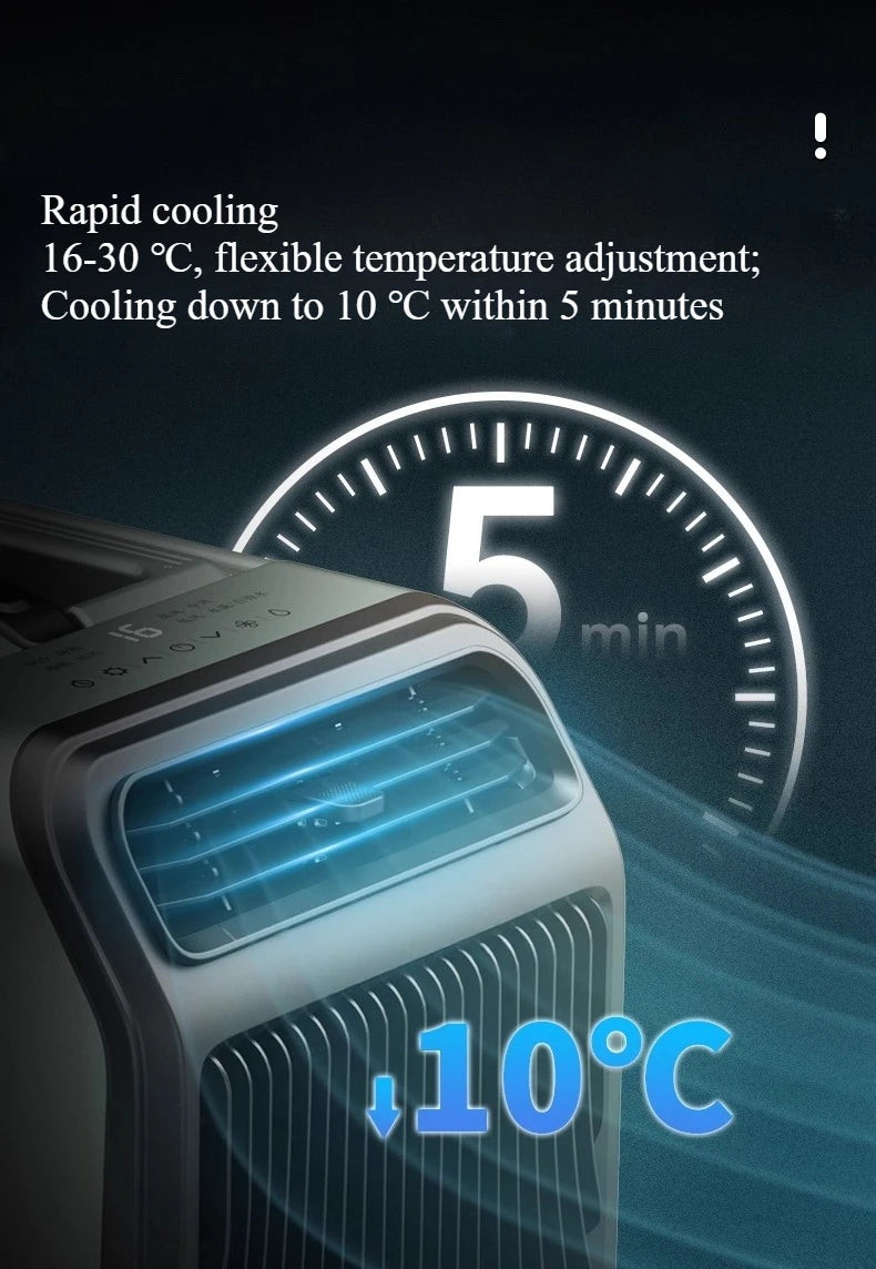 Portable Single Cooling Air Conditioner Mini Portable Mobile Camping Tent Air Conditioner