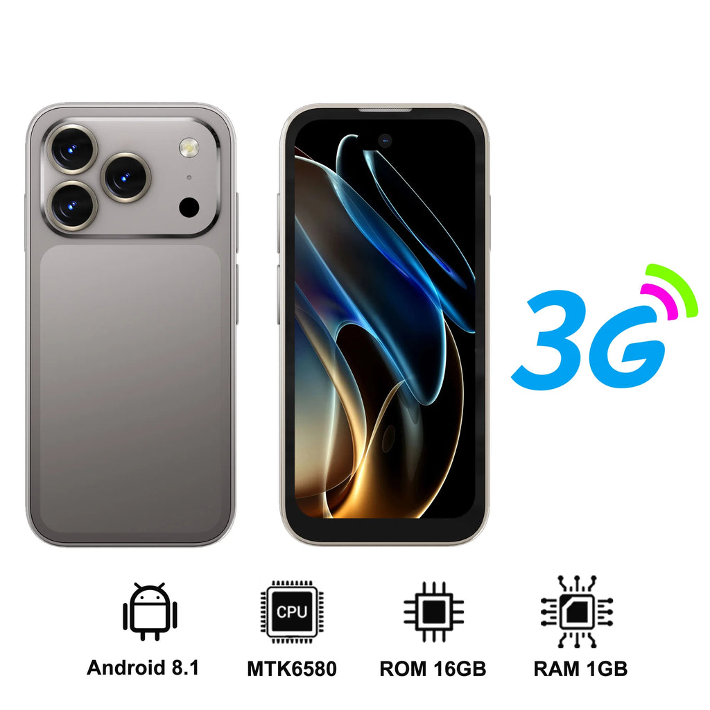 2026 NEW SERVO 17PRO MAX 3G Small Smartphone Android System Dual Camera Face Unlock APP Download Mini Smart Phones 3.75" Display