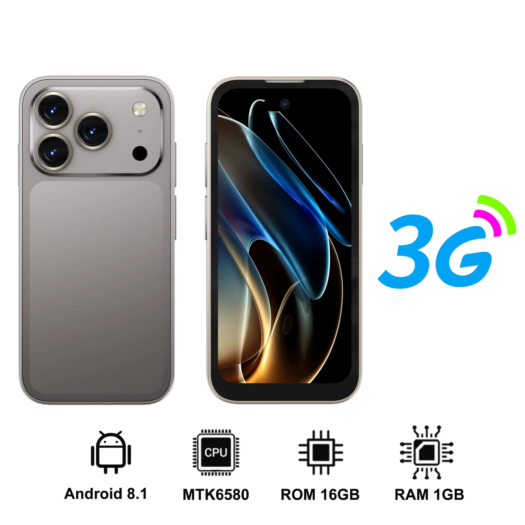 2026 NEW SERVO 17PRO MAX 3G Small Smartphone Android System Dual Camera Face Unlock APP Download Mini Smart Phones 3.75" Display