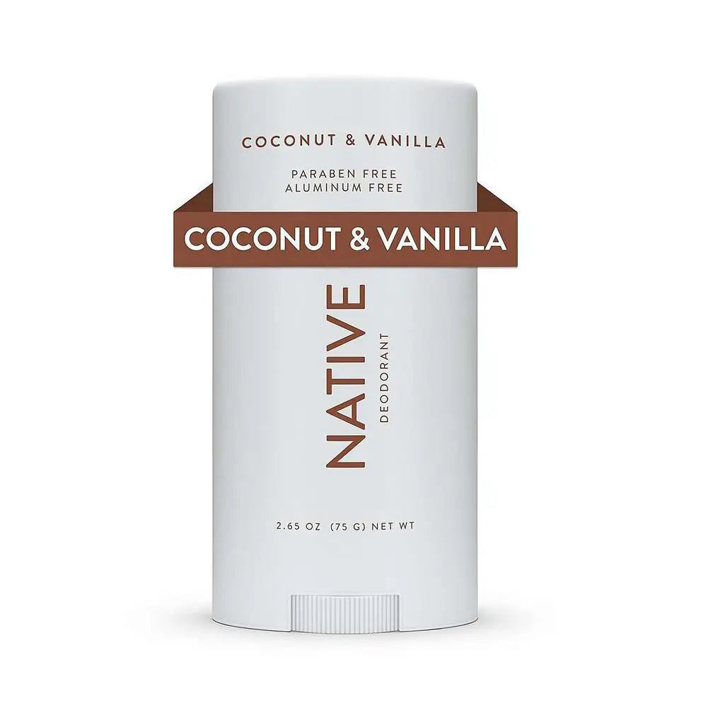 75g NATIVE Original Coconut Vanilla Deodorant Eucalyptus Mint Lavender Rose Sensitive Healthy Body Antiperspirant Cream Stick