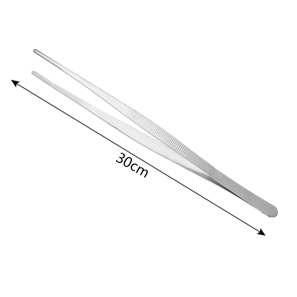1 PC Useful Barbecue Tongs Food Tongs Food Clip Kitchen Gadgets Stainless Steel Churrasco Tweezers Clip Buffet BBQ Tool