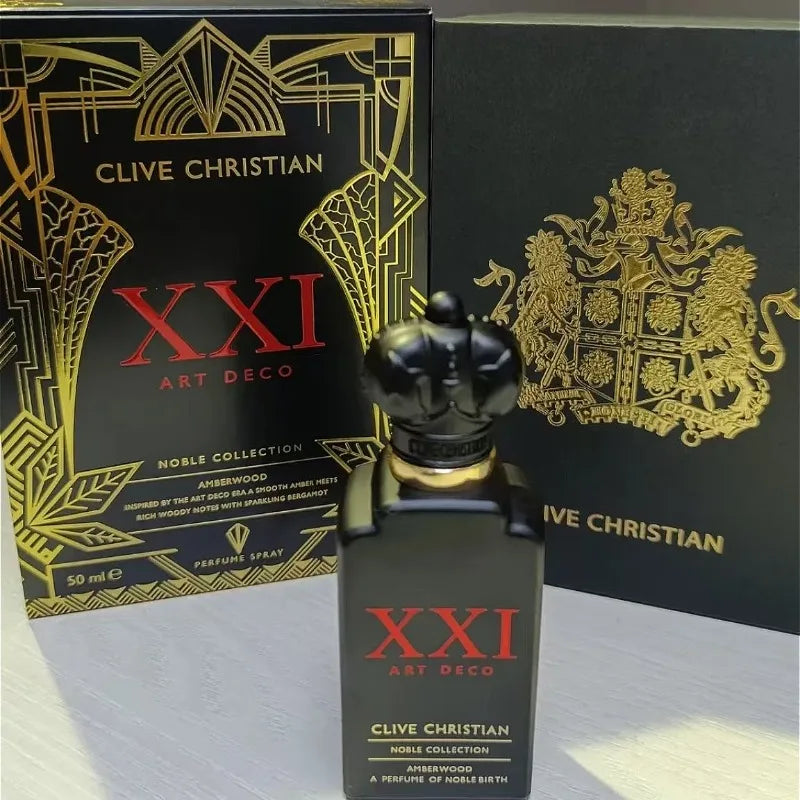 Clive Christian 50ml Amberwood Fresh Women Perfume Long Lasting Elegant Fragrance with Jasmine Rose Sandalwood Amber Musk