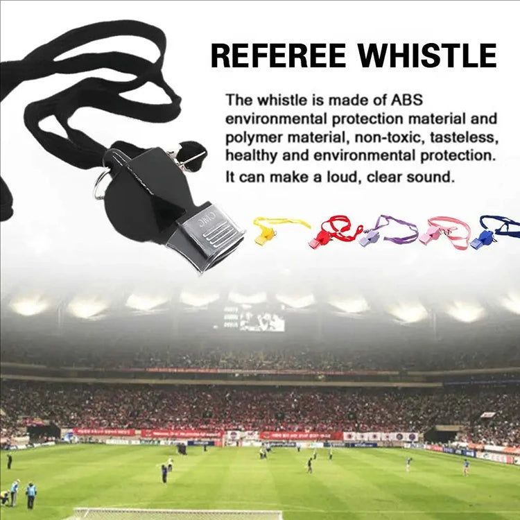 Sports Referee Whistle With Detachable Lanyard For Basketball Football Coaching Training Outdoor Survival And Signal Accessory