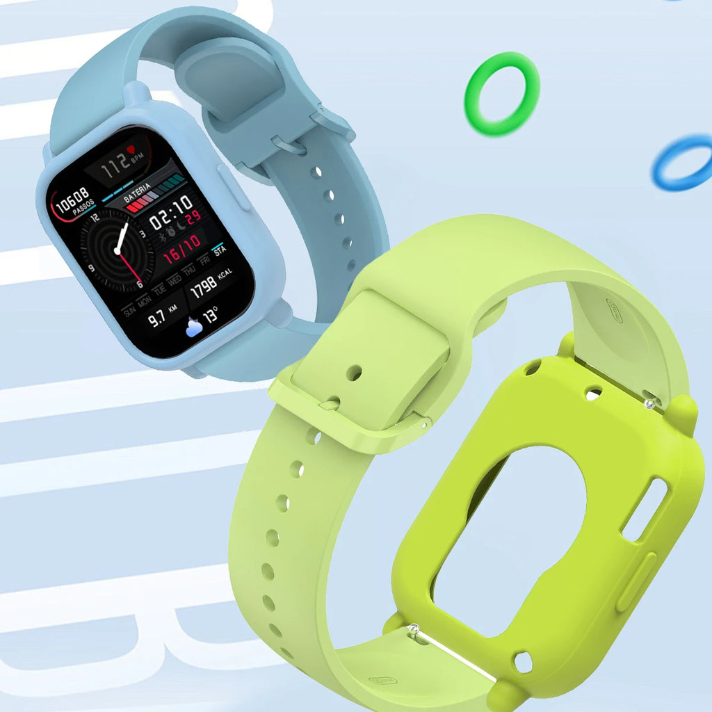 for Redmi Watch 5 Lite / 5 Active Silicone Case + Strap Repacement Bracelet Belt Smart correa Watchband Protective Shell Cover
