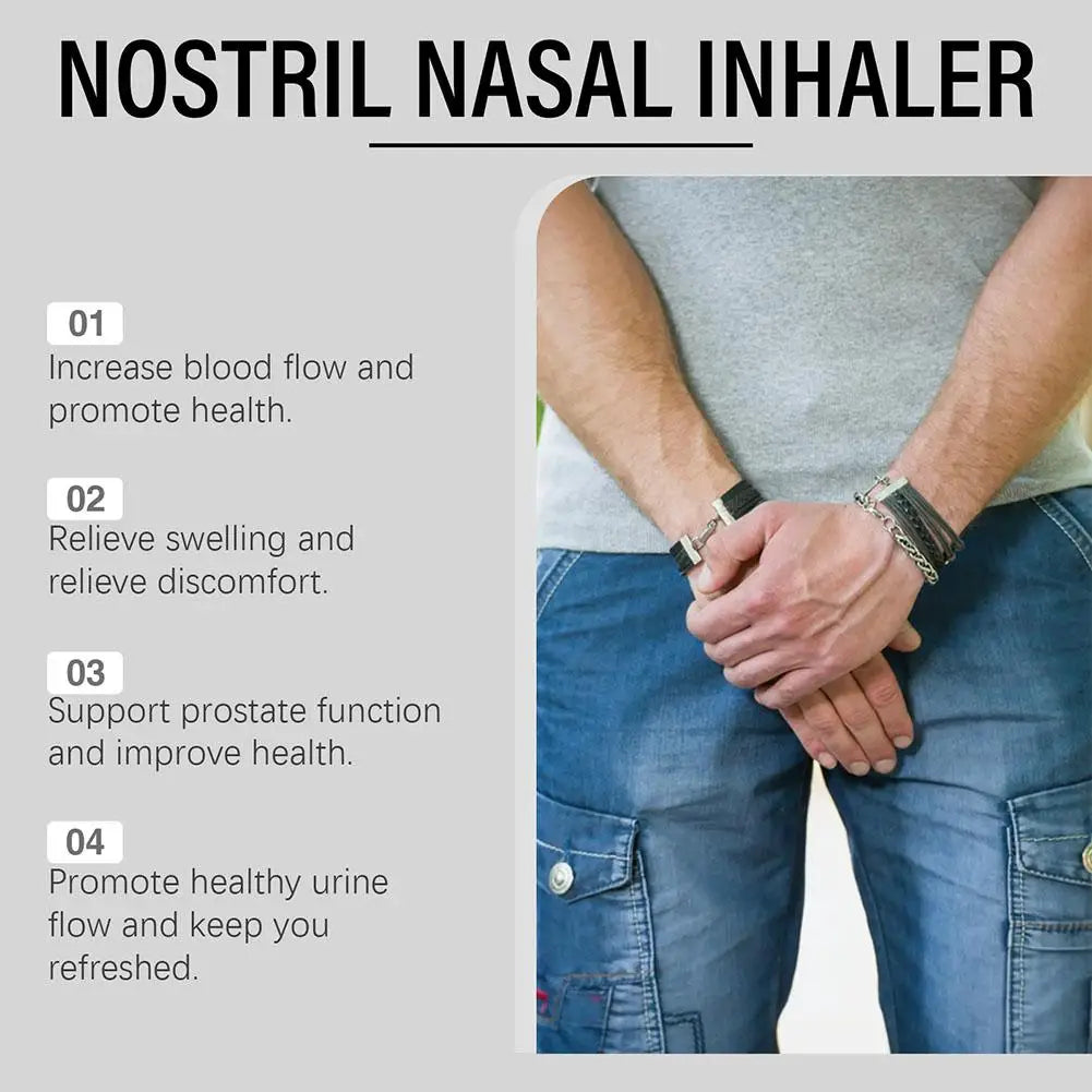 Headache Promote Focus Boost Energizing Level Fatigue Refresh Enhancement Male Nasal Aspirator Energy Nasal Inhaler Alleviate