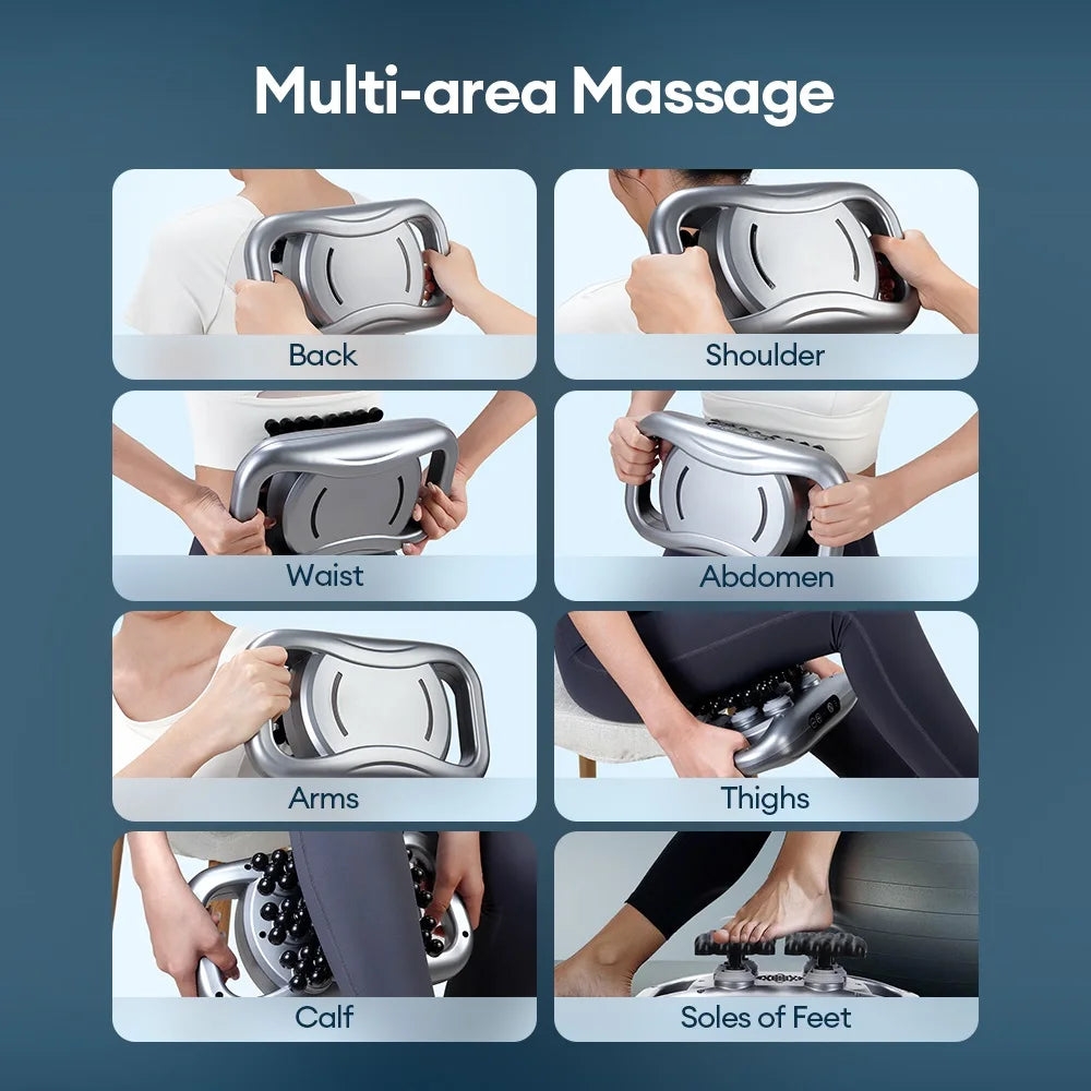 66-head Fascia Gun High Frequency Vibration Body Massage Gun Back Massager Waist Massager Neck Shoulder Thigh Fascia masajeador