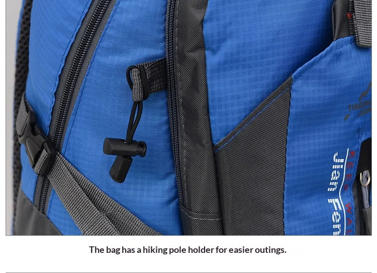 Homefish 40L Waterproof Hiking Backpack Large Capacity Outdoor Rucksack Trekking Camping Travel Bag for Men Women