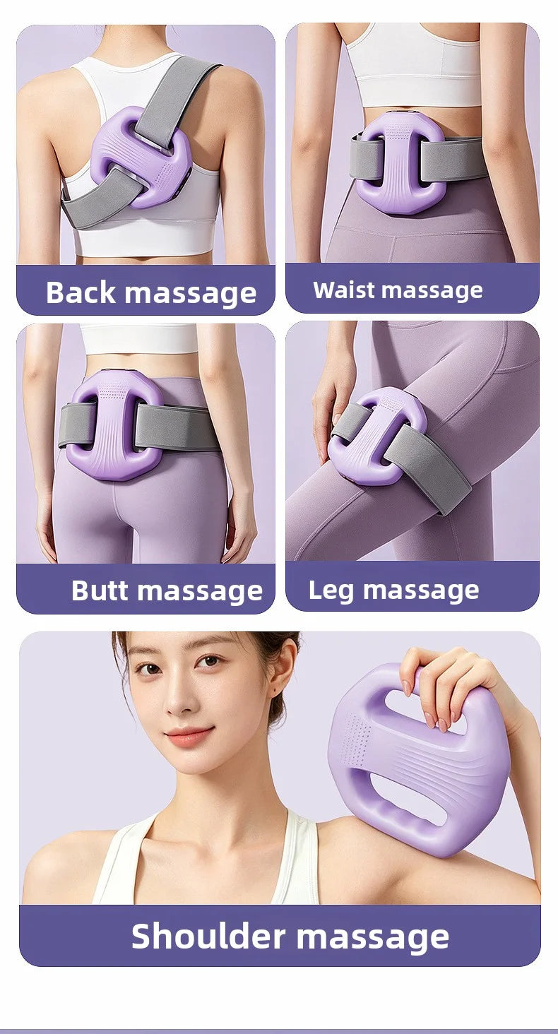 Lazy person's fascia ring fat-burning machine for belly, waist and leg slimming and body beautifying, fat-burning massage device