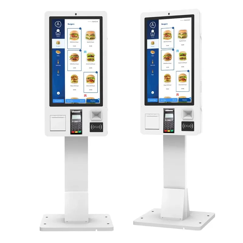 32-inch Self-service Kiosk: Touchscreen For Food Ordering And Restaurant Management