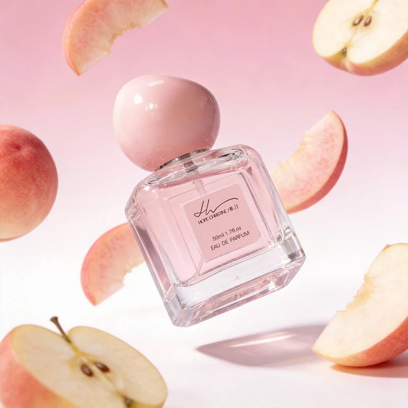 HOPE CHRISTINE Peach Perfume Eau De Parfum for Women 50ML Long-Lasting, Elegant Gift for Birthday & Valentine's Day