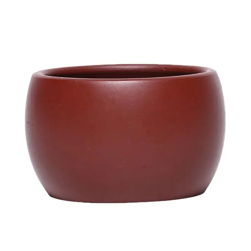 Yixing Purple Clay Travel Tea Bowl Handmade Master Teacup Lightweight for Hiking Camping Office Tea Drinking