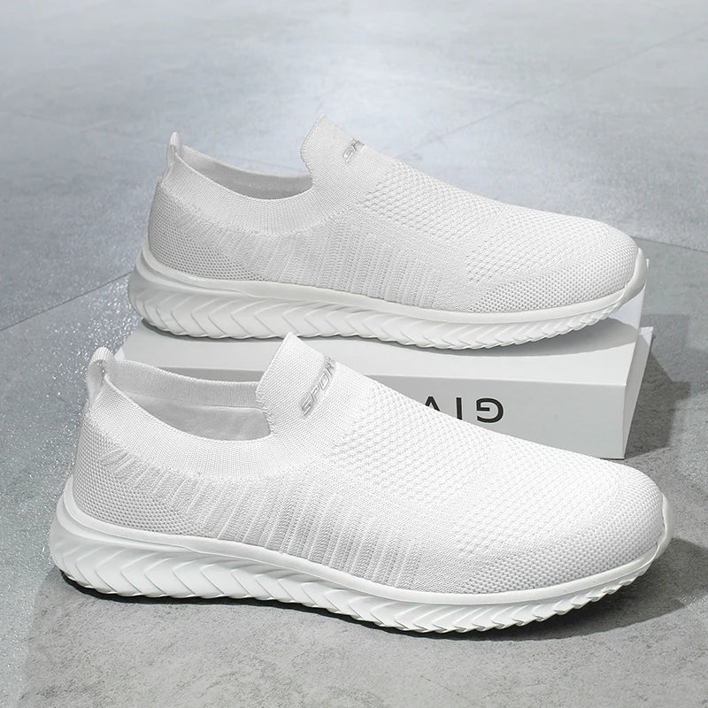 Men Vulcanize Shoes Mesh Men Shoes Lightweight Comfortable Men's Sneakers 2025 Autumn Fashion Slip on Flats Shoes Male Loafers