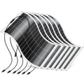 Flexible Solar Panels 150W Waterproof Monocrystalline Solar Panel Camping RV Home Charge 12V for Home RV Yacht Boat Car