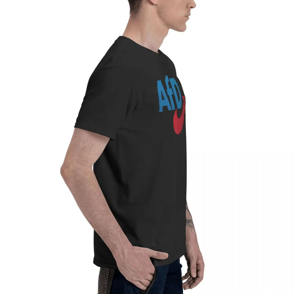 Alternative AFD Germany T-Shirt Summer Y2K Funny T-Shirts 100% Cotton Hip Hop Tee Shirt For Men Short Sleeve Print Tops