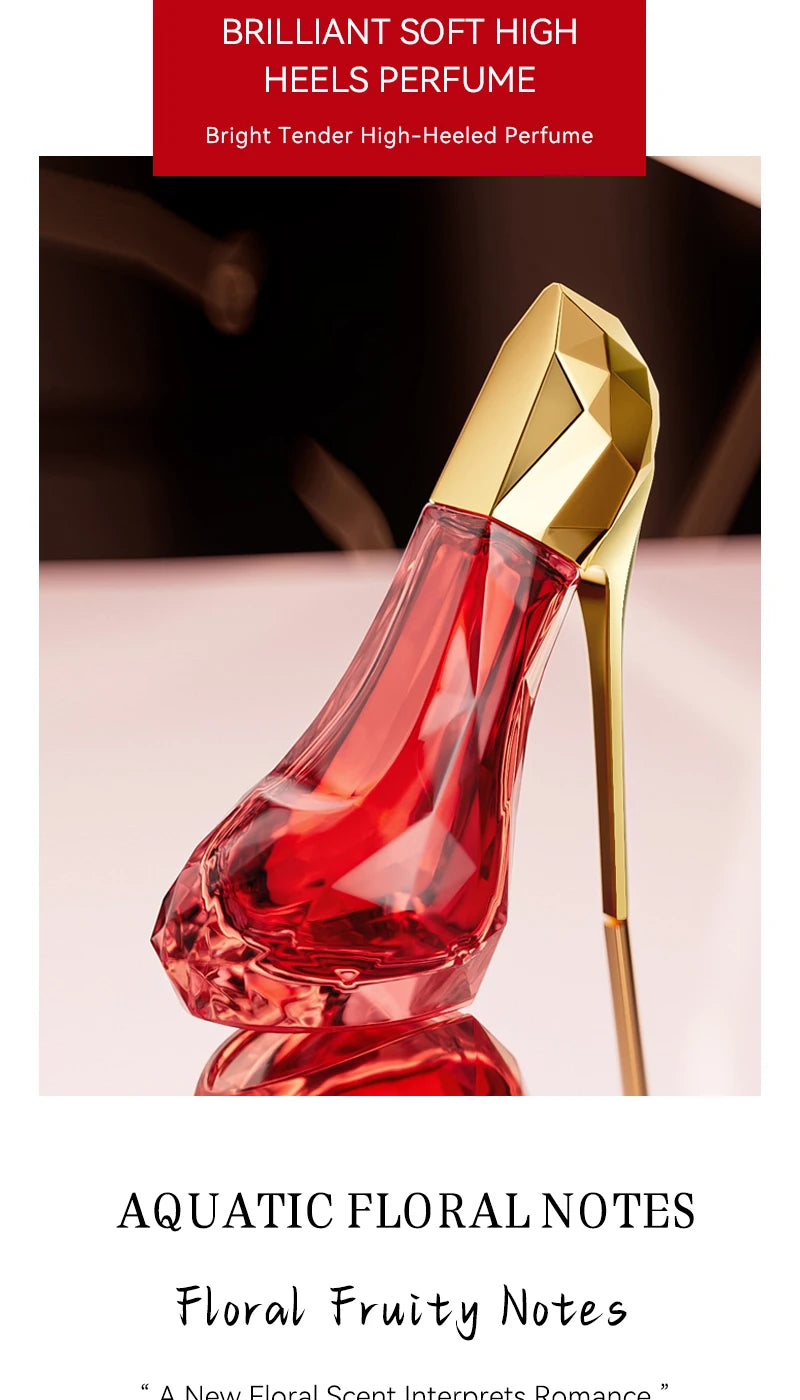 Women EDP Perfume Floral 30ml High Heel Design Long Lasting Eau de Parfum Lover Gift Daily Use Original Brand