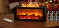 Upgraded Fireplace Aroma Diffuser 7 Color Flame Humidifier Remote Control Timer Auto Off Home Office Aromatherapy Gift