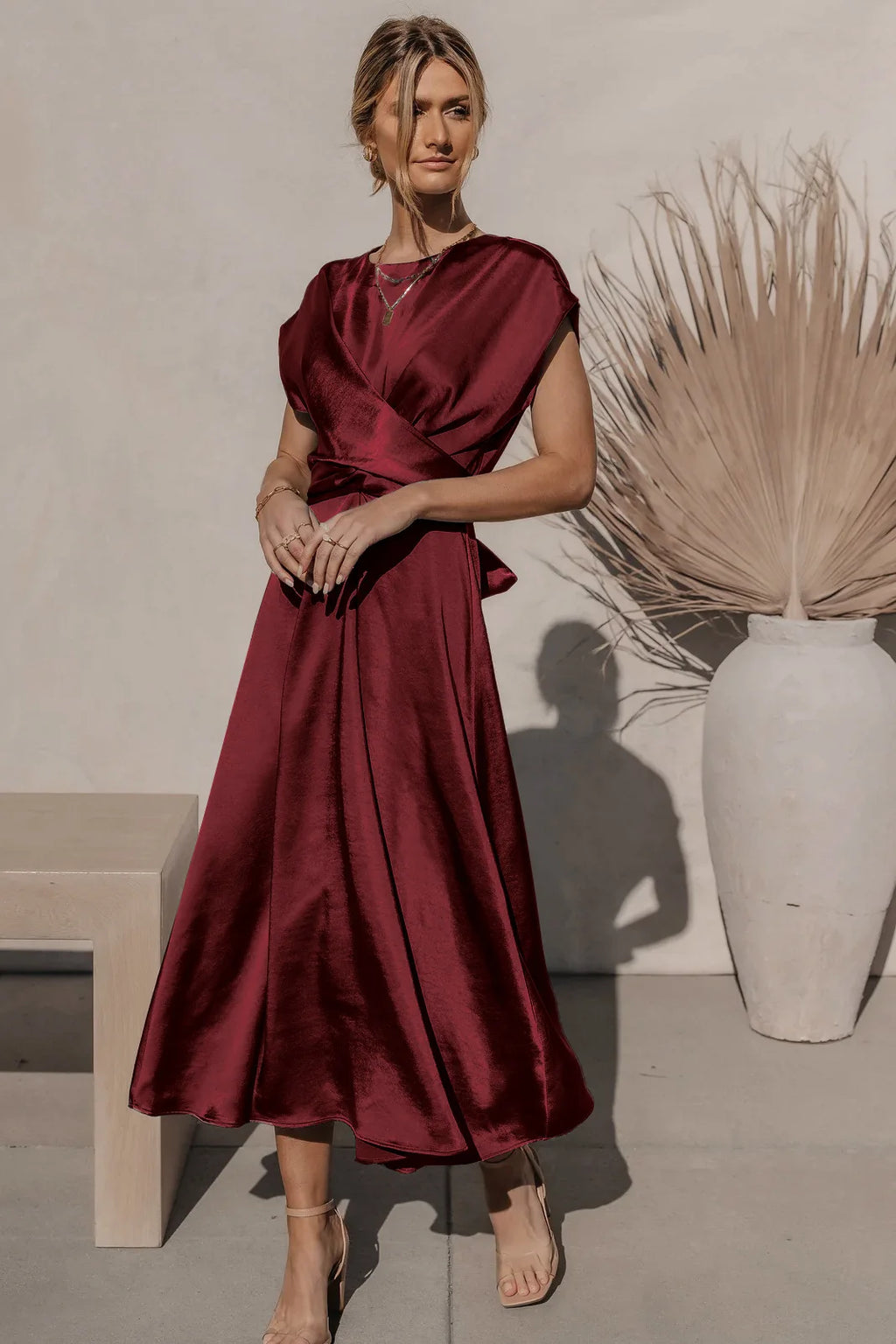High Quality Spot Wholesale Fashion Summer Women Clothing High-end Satin Binding Elegant Drape Light Evening Dress Vestidos Y2k