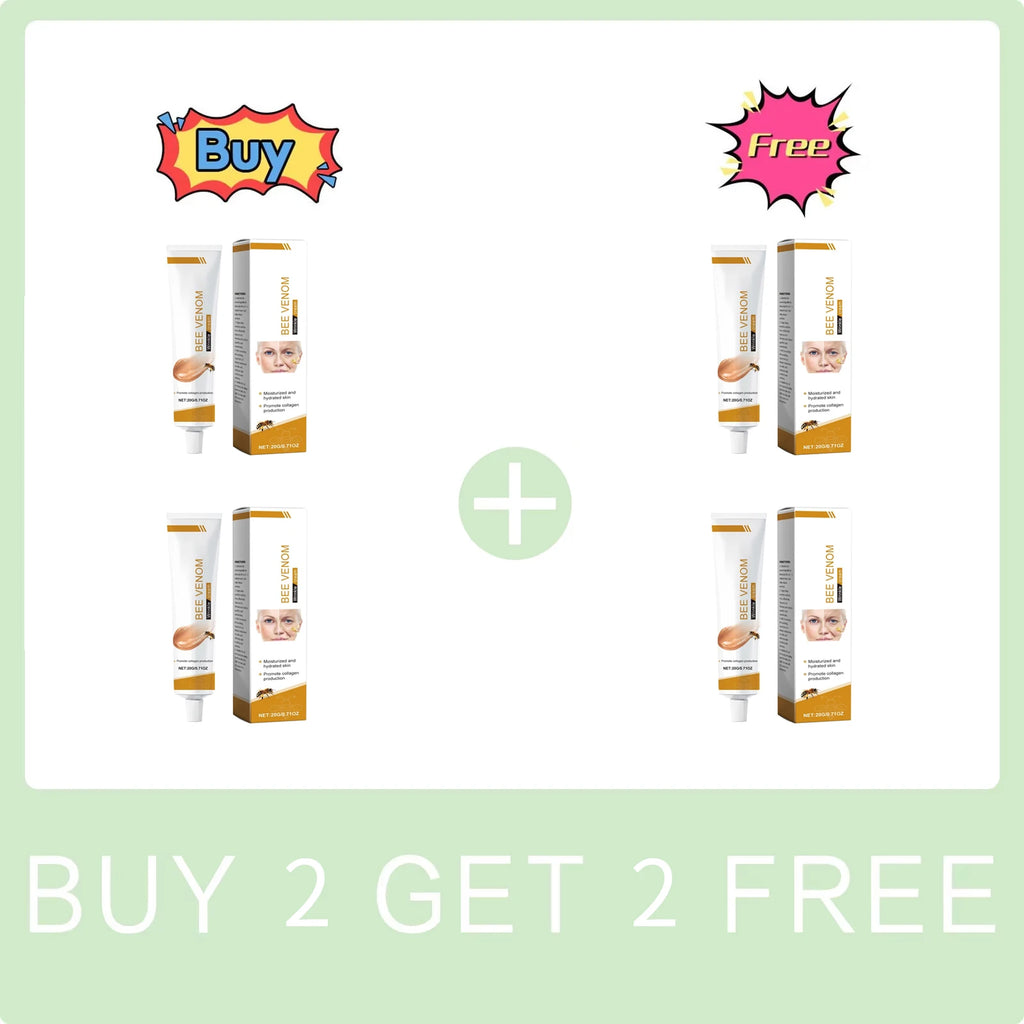 Wrinkle Removal Cream Firming Facial Lifting Moisturizing Deep Hydration Smoothing Fine Lines Repair Skin Bee Venom Cream 20g