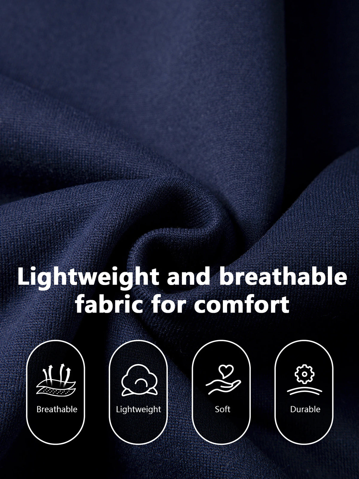 Men Solid Plain Crew Neck Sweatshirt Classic Rib Round Collar Cuffs & Hem Reinforced Waffle Stitching Soft Lightweight Wrinkle