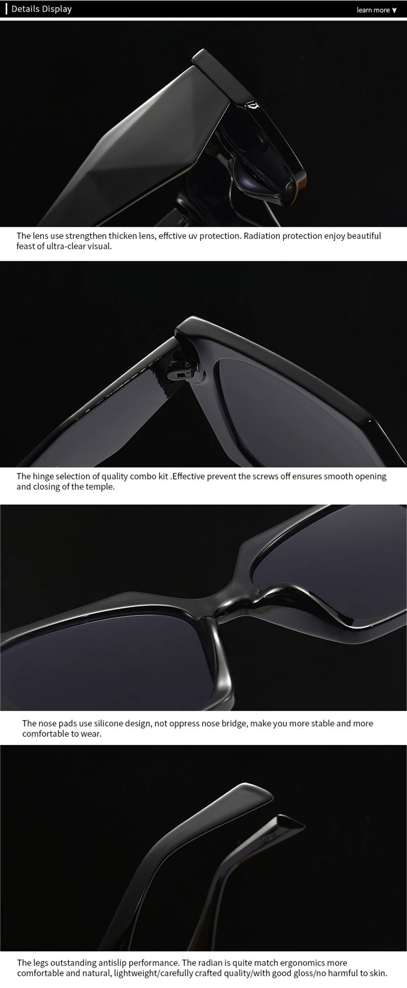 SHAUNA Retro Polygon Cat Eye Women Sunglasses Fashion Brand Designer Colorful Gradient Men Sun Glasses Shades UV400