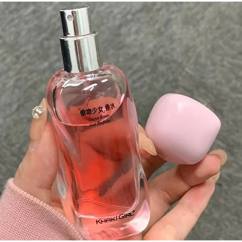 Khaki Girl Floral Fruity Eau De Toilette Long-lasting Fresh Citrus Perfume Spray Unique Crystal Bottle Daily Dating Perfume