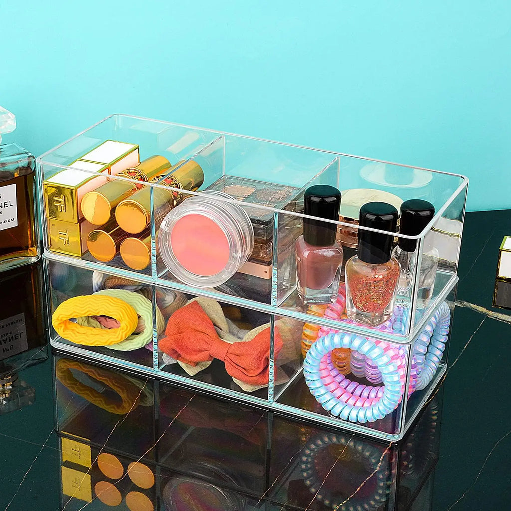Makeup Organizer for Drawer, Makeup Organizer for Vanity, Countertop, Bathroom, Kitchen and Cabinet Storage Boxes