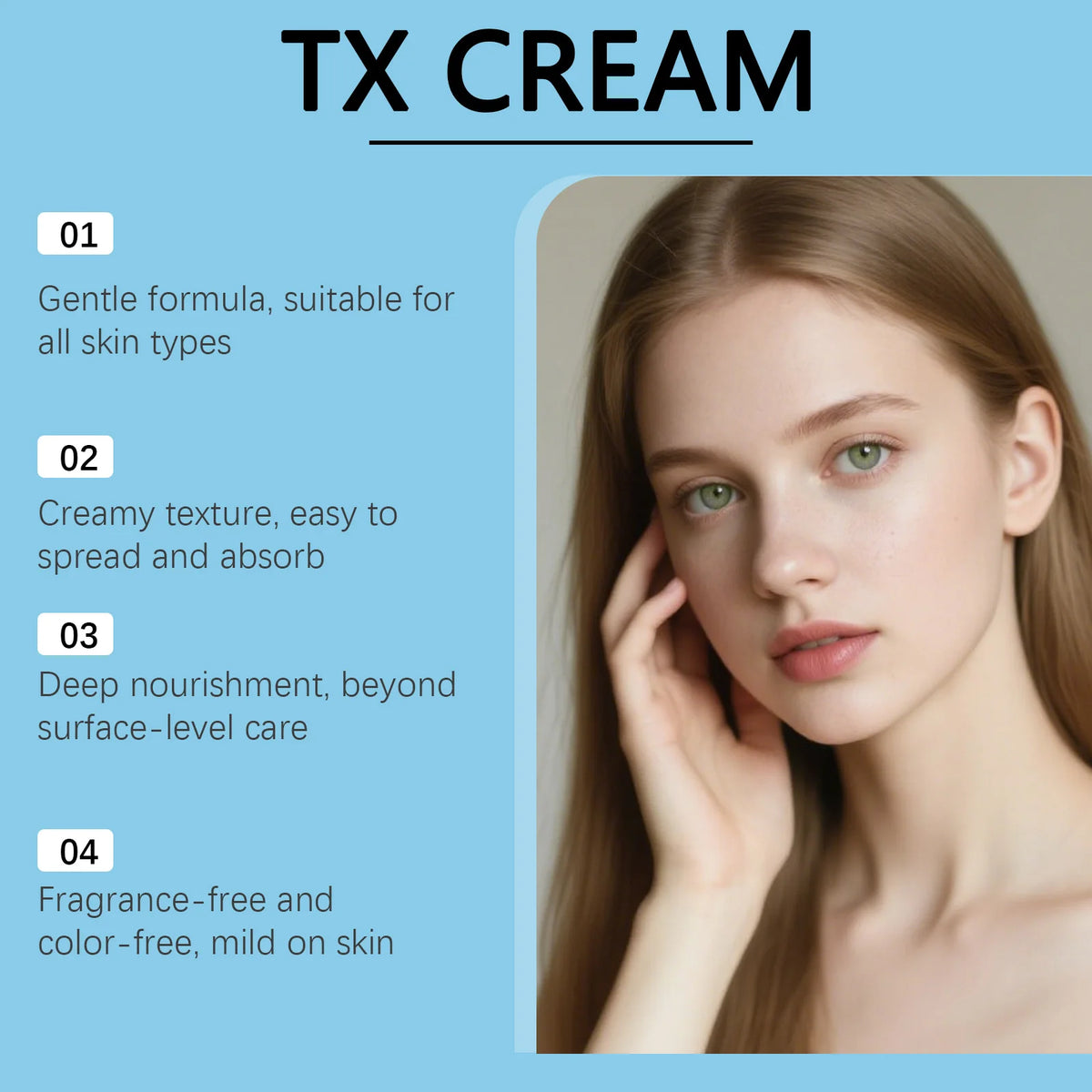Powerful Spot-Removing Whiten Cream Improve Dull Uneven Skin Tone Fade Skin Blemish Nourishing Facial Gentle Daily Skincare