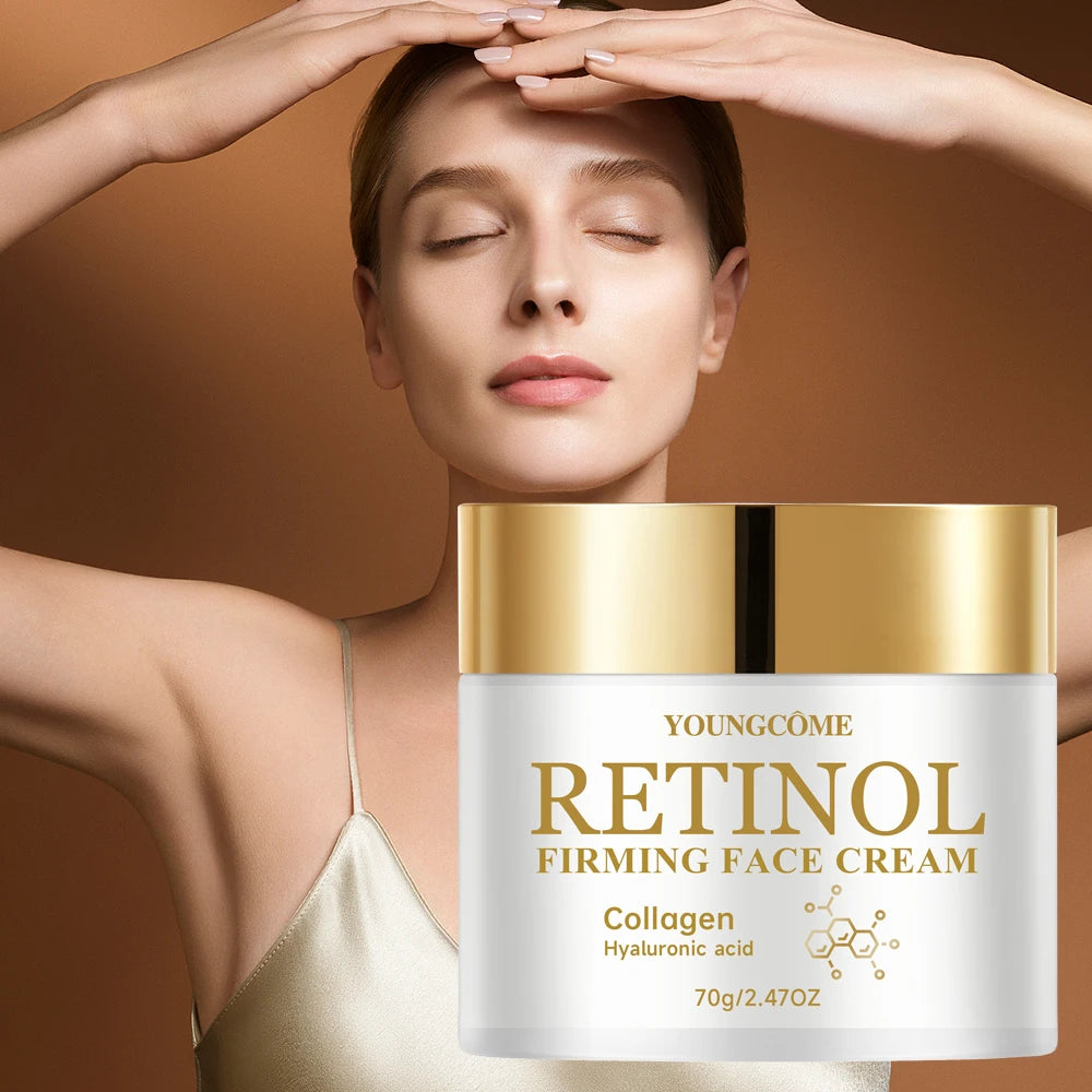  Retinol Firming Face Cream Moisturiser Facial Anti Aging Smooth Skin Repair Fade Fine Line Wrinkle Remover Face Cream