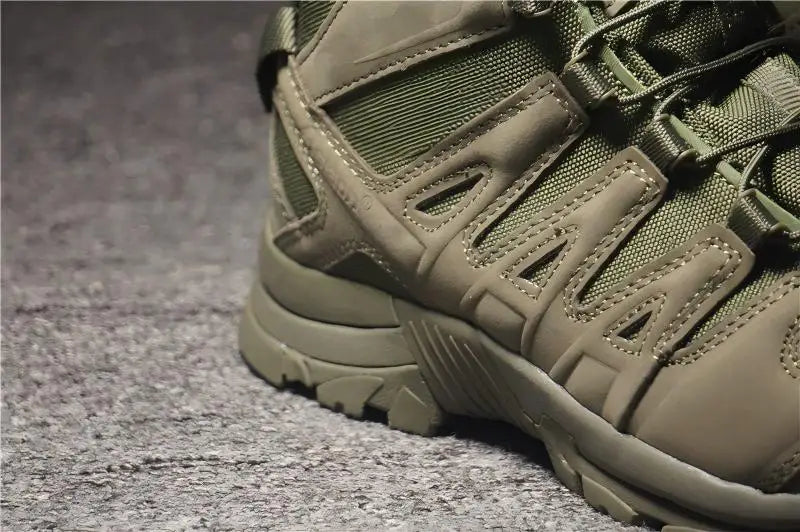 Cavalry RG Green 3D Tactical Boots Hiking Boots Green OD Green Zone Combat Boots Outdoor Sports Tactical Boots