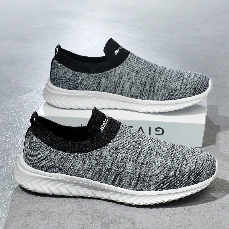Men Vulcanize Shoes Mesh Men Shoes Lightweight Comfortable Men's Sneakers 2025 Autumn Fashion Slip on Flats Shoes Male Loafers