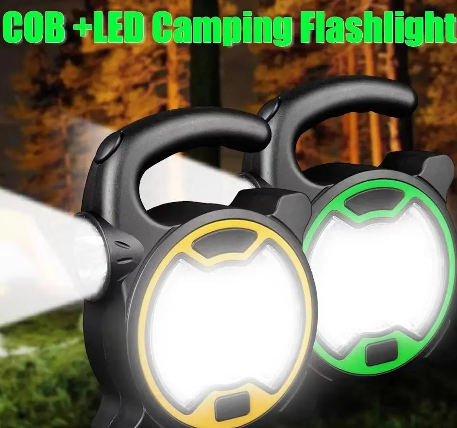 New LED Outdoor Tent Camping Lights Superbright Without Battery Flashlight Portable Mini Emergency Light