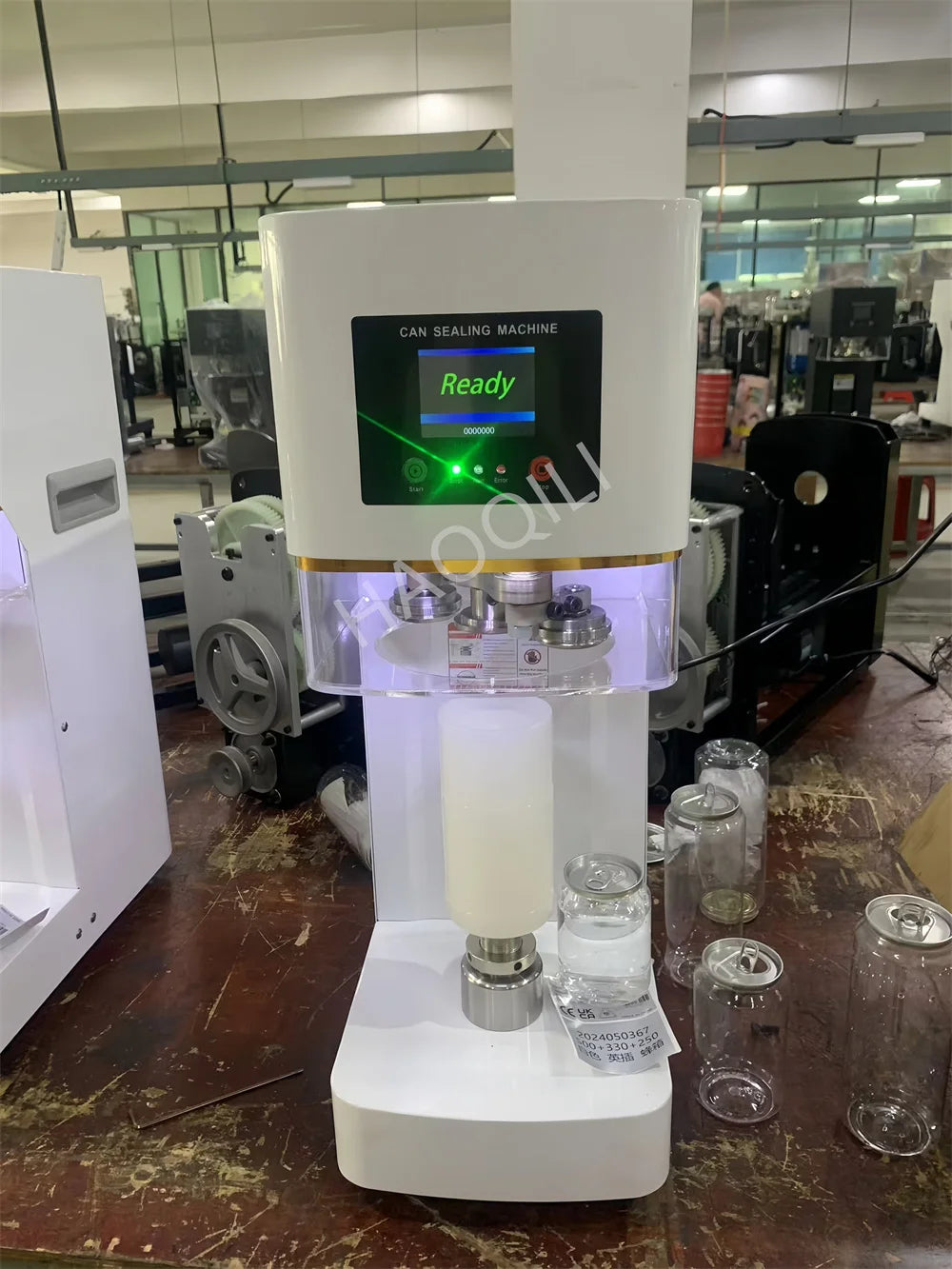 Fully Automatic Can Sealing Machine Commercial Plastic Can Capping  Aluminum Cap Milk Tea Shop Cup  Sealing Machine