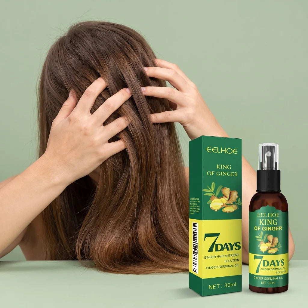 Ginger Germinal Hair Spray Nourish Scalp Strengthen Weak Hair Roots Improve Thin Brittle Hair Mild Daily Scalp Care Liquid 30ml