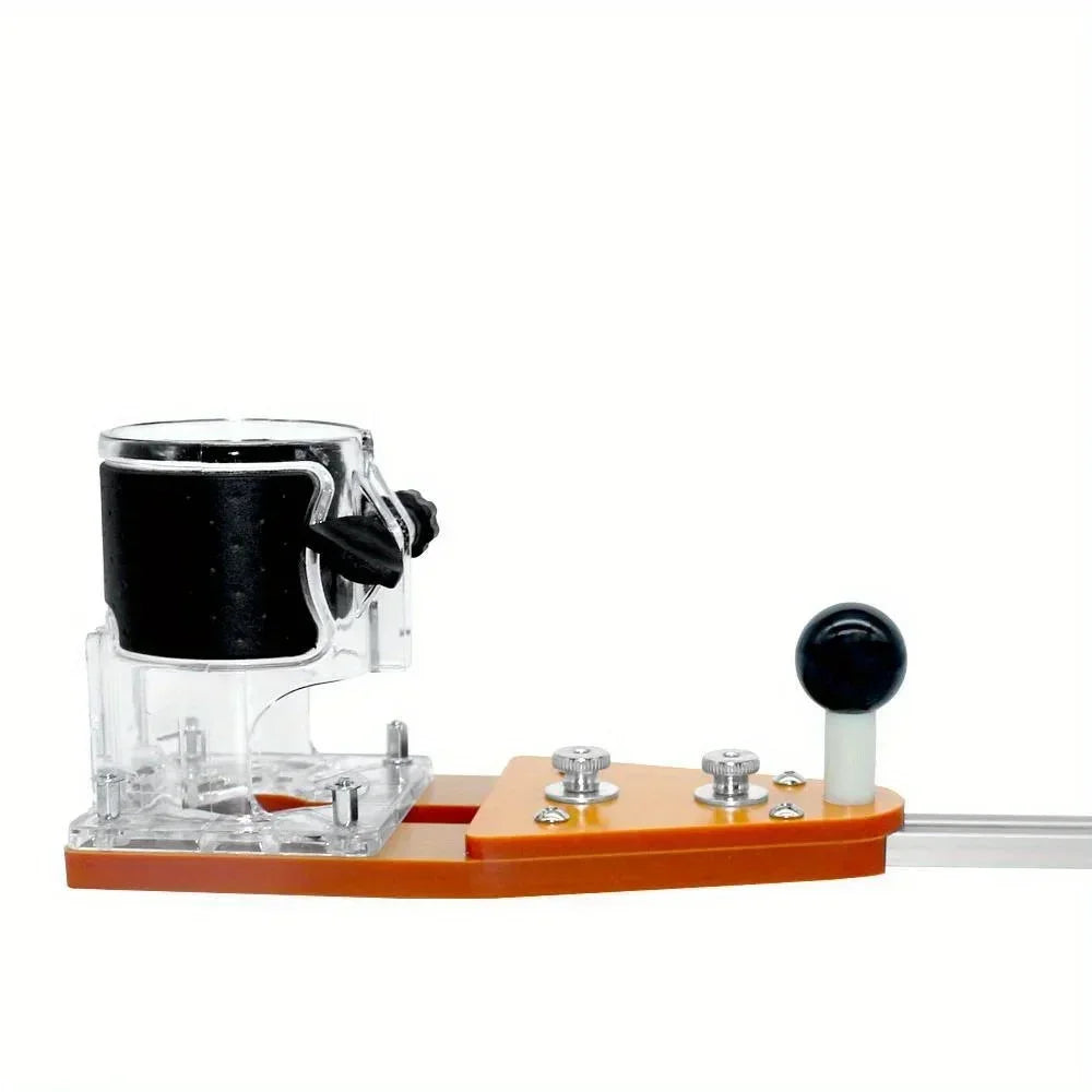 Woodworking Router Circle Cutting Jig, Electric Hand Trimmer Inverted Balance Base Plate for Round Cutting Grooving Arc Chamfer