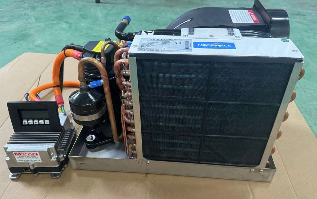 DC 48V  Yacht Marine Air Conditioner Self-Contained 12000Btu Vessel/Ship Air Chiller