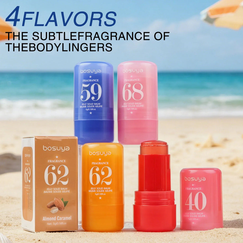 Jelly Fragrance Cream, Long-Lasting Fragrance, Elegant Light Fragrance, Emits Charming Aroma, Ideal Gift for Girls