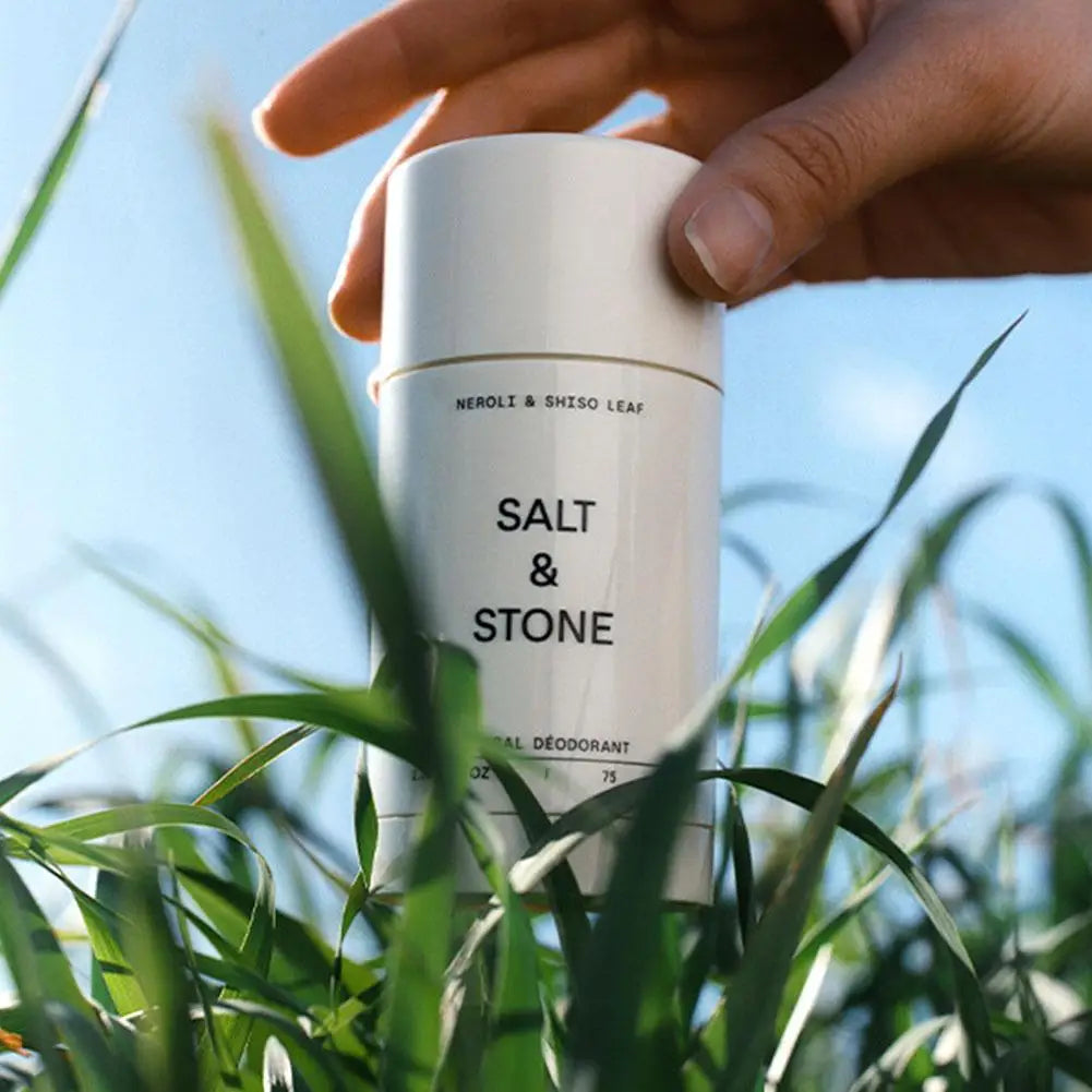 SALT& STONE Brand Deodorant Black Rose Oud Neroli Basil Eliminate Body Odors Fragrance Blam Stick Unisex Natural Plant Deodorant